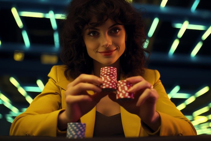 Blackjack game layout and dealer position